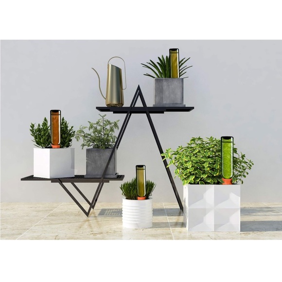 B SEPOR Ceramic Plant Waterer Set of 10 Pack Terracotta Self Watering Spikes-NEW - Picture 4 of 10